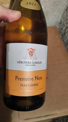 Alperne og Rhône-landene Rhodalier-bakker Héritiers Gambert Première Note Marsanne 2021