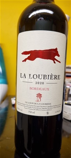 Bordeaux La Loubière Le Loup de la Loubière 2020