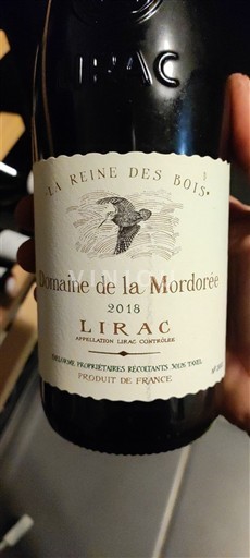 Thung lũng Rhône Lirac Domaine La Mordorée La Reine des Bois 2018