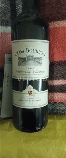 Bordeaux Premières-côtes-de-bordeaux Clos Bourbon 2005