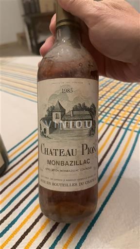 Sydvestfrankrig Monbazillac Château Pion 1985