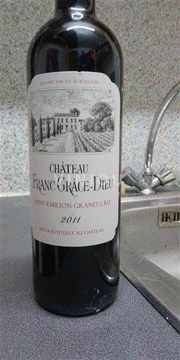 Bordeaux Saint-Émilion Grand Cru Grand Cru Château Franc Grâce-Dieu 2011
