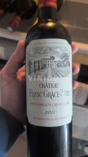Bordoja Saint-Émilion Grand Cru Grand Cru Château Franc Grâce-Dieu 2011