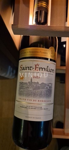 Bordeaux Saint-Émilion La Cave d'Augustin Florent 2023