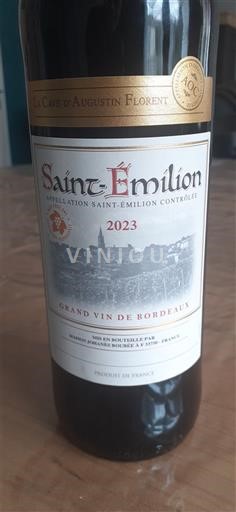Bordoja Saint-Émilion La Cave d'Augustin Florent 2023
