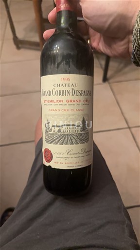 Bordeaux Saint-Émilion Grand Cru Grand Cru Classé Château Grand Corbin-Despagne 1995