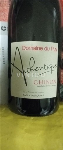Loire Valley Chinon Domaine Puy Authentique 2020