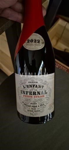Languedoc y Rosellón País de Oc L'Enfant Infernal Petite Sirah 2022