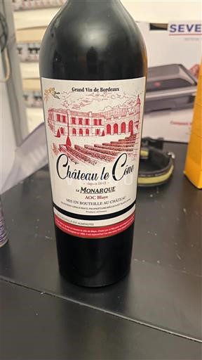 Bordeaux Château Le Cône Monarque Senza annata