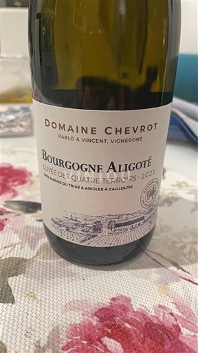 Burgundija Bourgogne Aligoté Domaine Chevrot des Quatre Terroirs 2023