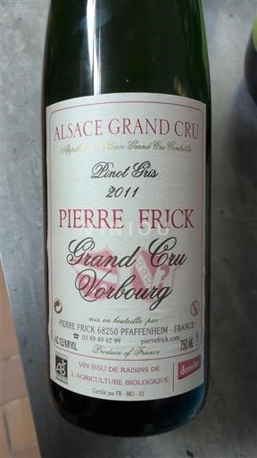 Alsace Alsace Grand Cru Grand Cru Pierre Frick Vorbourg 2011