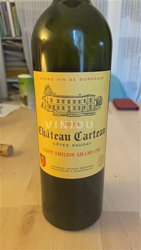 Burdeos Saint-Émilion Gran Cru Grand Cru Château Carteau Côtes Daugay 2018