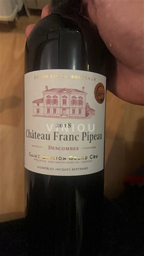 Bordeaux Saint-Émilion Grand Cru Grand Cru Château Franc Pipeau Descombes 2018