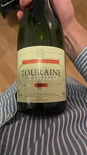 Mousserende vine Blanc brut Domaine Rabelais Non millésimé Frankrig Loire-dalen Touraine AOC