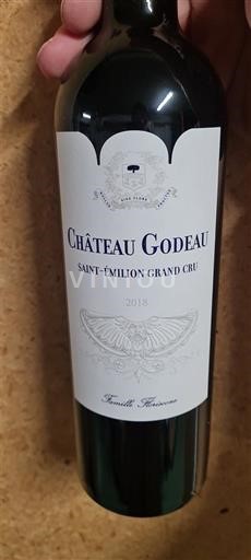 Bordeaux Saint-Émilion Grand Cru Grand Cru Château Godeau 2018