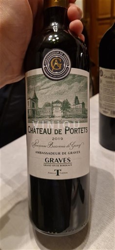Bordeaux Graves Château Portets 2019