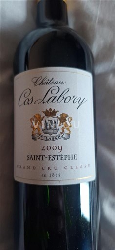 Bordeaux Saint-Estèphe Grand Cru Classé Château Cos Labory 2009