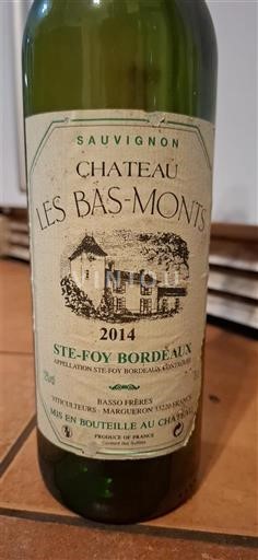 Bordeaux Sainte-Foy-Bordeaux Château Les Bas-Monts Sauvignon 2014