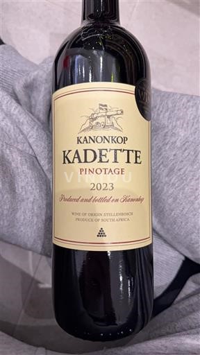 Küstenregion Stellenbosch Kanonkop Kadette Pinotage 2023