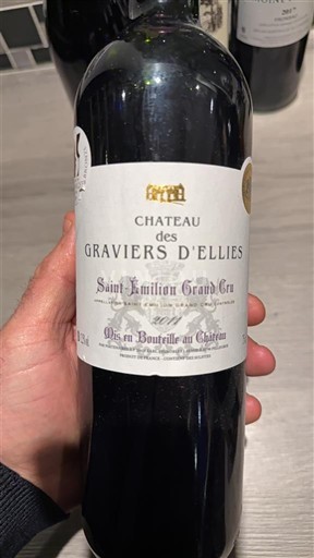 Bordeaux Saint-Émilion Grand Cru Château S Graviers d'Ellies 2011