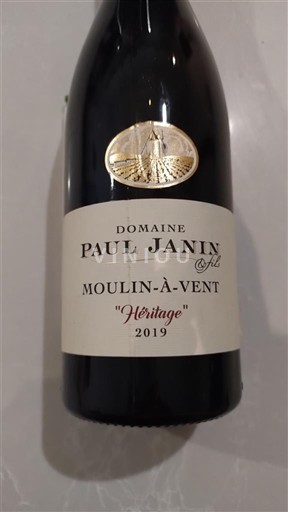 Beaujolais Moulin-à-vent Domaine Paul Janin & Fils Héritage 2019