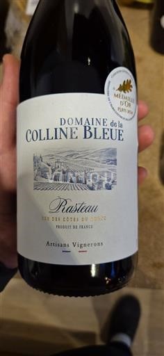 Rhône Valley Rasteau Domaine La Colline Bleue 2022