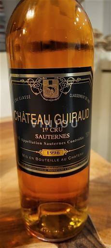 Bordeaux Sauternes Premier Cru Château Guiraud 1996
