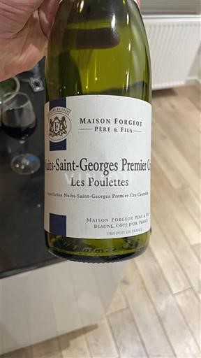 Bourgogne Nuits-Saint-Georges Premier Cru Maison Forgeot Père & Fils Les Poulettes 2014