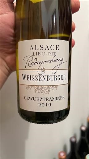 Alsacia Weissenburger Lieu-dit Römerberg 2019