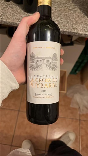 Burdeos Côtes-de-bourg Château La Croix de Puybarbe 2014