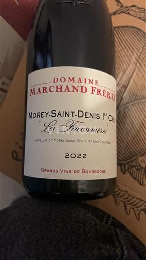 Bourgogne Morey-saint-denis Premier Cru Domaine Marchand Frères Les Faconnières 2022
