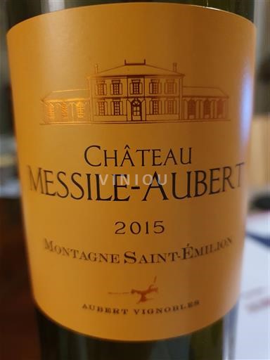 Burdeos Montagne-Saint-Émilion Messile Aubert 2015