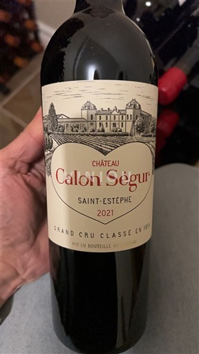 Bordeaux Saint-Estèphe Grand Cru Calon Ségur 2021