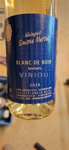Moselle Unspecified Weingut Simone Mertes Blanc de Noir 2024
