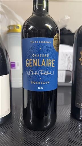 Bordeaux Château Genlaire Tradition 2020