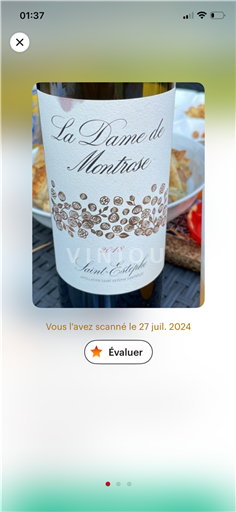 Bordeaux Saint-Estèphe Château Montrose La Dame de Montrose 2018