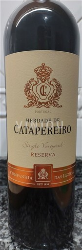Rượu vang Rouge sec Single Vineyard Reserva Herdade de Catapereiro 2023 Bồ Đào Nha Tejo IGP