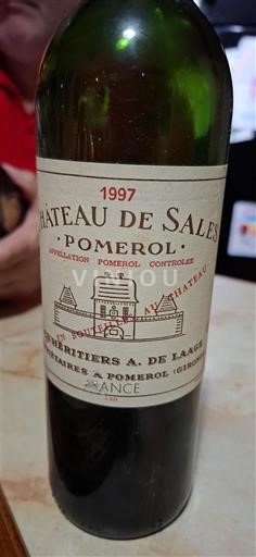 Burdeos Pomerol Château Sales 1997