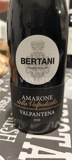 Vêneto Amarone della Valpolicella Bertani Valpantena 2020