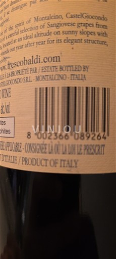 Toscane Brunello di Montalcino CastelGiocondo Non Millésimé