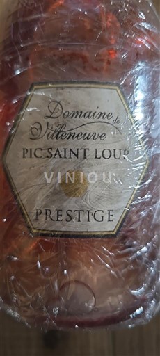 Languedoc Pic-saint-loup Domaine Villeneuve Prestige 2020