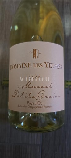 Languedoc và Roussillon Vùng đất Oc Domaine Les Yeuses Muscat Petit Grain 2024