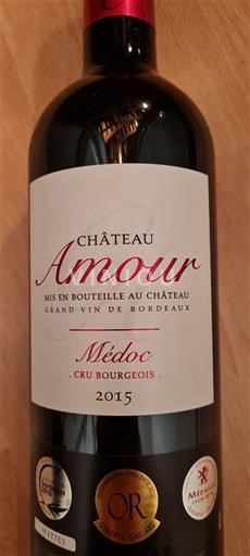 Bordeaux Médoc Cru Bourgeois Château Amour 2015