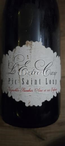 Languedoc Pic-saint-loup Vignobles Rambier Ainé et ses Enfants L'Entre-Cœur 2017