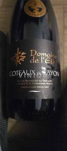 Loiredalen Coteaux-du-Layon Domaine L'Été 2016