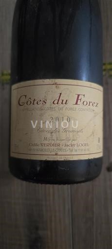 Dolina Loare Côtes-du-forez Monts et Merveilles Gamay de Guérinoux 2010