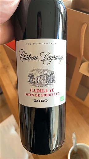 Bordeaux Cadillac-côtes-de-bordeaux Château Lagrange 2020