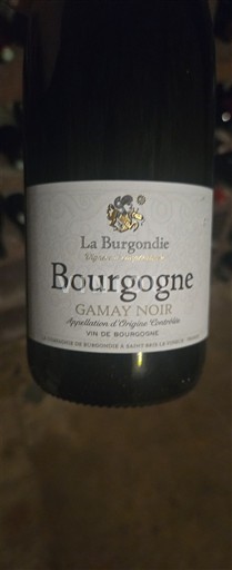 Bourgogne La Burgondie Gamay Noir 2019