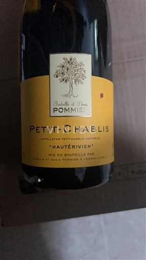 Bourgogne Petit-chablis Isabelle et Denis Pommier Hautérvien 2023