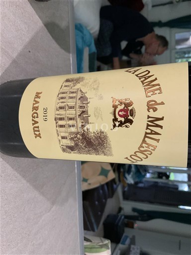 Bordeaux Margaux Château Malescos La Dame de Malescot 2019